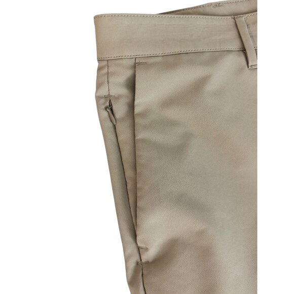 Banana Republic Men's Performance Pants Tan Khaki Chino Size 38x31 Slacks Pocket - Picture 6 of 10